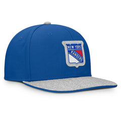 NHL New York Rangers Fanatics Fundamentals Loden Snapback Hat - Blue