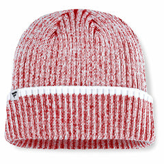 NHL Chicago Blackhawks Fanatics Fundamental Haze Cuffed Knit Hat - Red/White