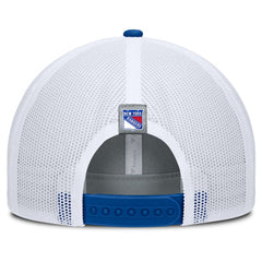 NHL New York Rangers Fanatics Fundamental Adapt Trucker Adjustable Hat - Gray/Blue