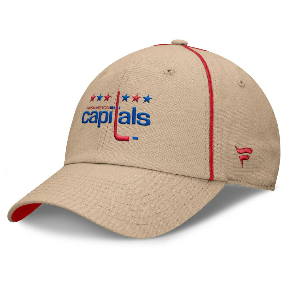 NHL Washington Capitals Fanatics Heritage Setoff Adjustable Hat - Tan