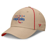 NHL Washington Capitals Fanatics Heritage Setoff Adjustable Hat - Tan