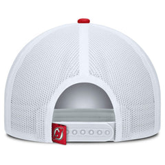 NHL New Jersey Devils Fanatics Heritage Dutch A-Frame Trucker Adjustable Hat - Red/White