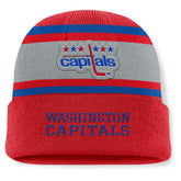 NHL Washington Capitals Fanatics Heritage Varsity Cuffed Knit Hat - Red