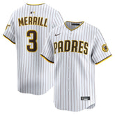 MLB Jackson Merrill San Diego Padres Nike Home Limited Player Jersey - White