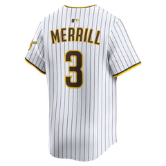 MLB Jackson Merrill San Diego Padres Nike Home Limited Player Jersey - White