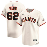 MLB Logan Webb San Francisco Giants Nike Home Limited Player Jersey - Cream