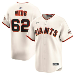 MLB Logan Webb San Francisco Giants Nike Home Limited Player Jersey - Cream