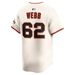 MLB Logan Webb San Francisco Giants Nike Home Limited Player Jersey - Cream