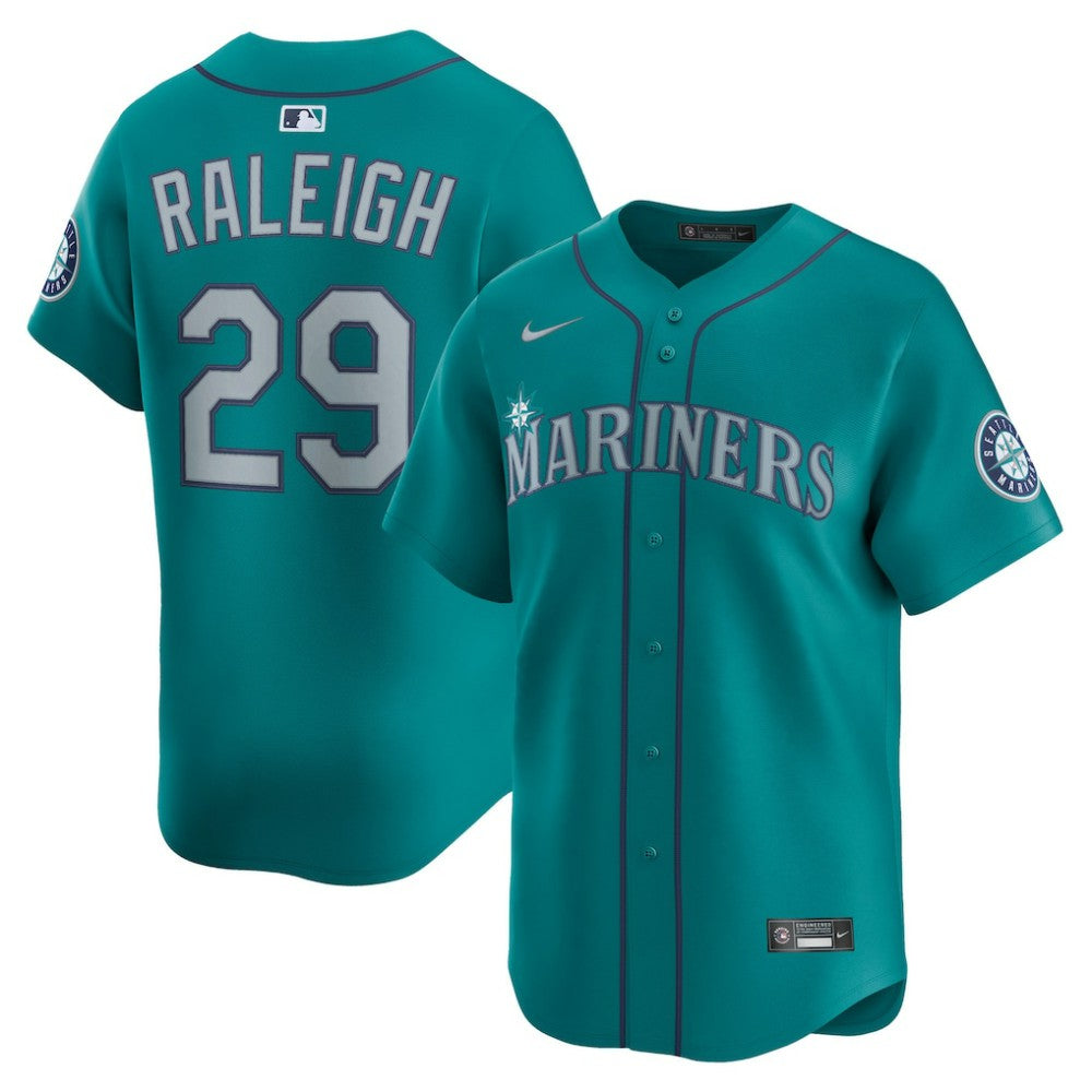 MLB Cal Raleigh Seattle Mariners Nike Alternate Limited Jersey - Teal