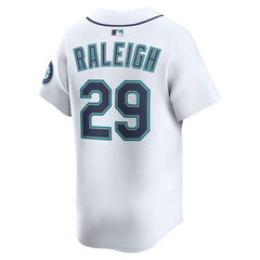 MLB Cal Raleigh Seattle Mariners Nike Home Limited Player Jersey - White