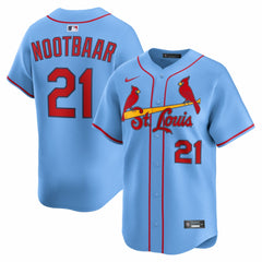 MLB Lars Nootbaar St. Louis Cardinals Nike Alternate Limited Jersey - Light Blue