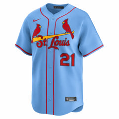 MLB Lars Nootbaar St. Louis Cardinals Nike Alternate Limited Jersey - Light Blue