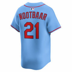 MLB Lars Nootbaar St. Louis Cardinals Nike Alternate Limited Jersey - Light Blue
