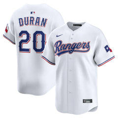MLB Ezequiel Duran Texas Rangers Nike Home Limited Player Jersey - White