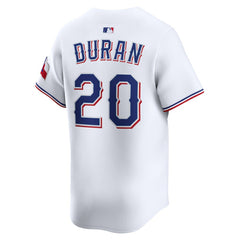 MLB Ezequiel Duran Texas Rangers Nike Home Limited Player Jersey - White