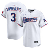 MLB Leody Taveras Texas Rangers Nike Home Limited Player Jersey - White