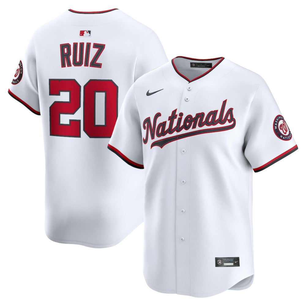 MLB Keibert Ruiz Washington Nationals Nike Home Limited Player Jersey - White