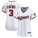 MLB Dylan Crews Washington Nationals Nike Women's Home Limited Player Jersey - White