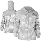 NHL Colorado Avalanche Columbia Camo Flash Challenger Omni-Shade Full-Zip Hoodie Windbreaker - Gray