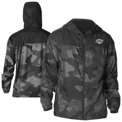 NHL Los Angeles Kings Columbia Camo Flash Challenger Omni-Shade Full-Zip Hoodie Windbreaker - Black