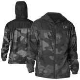 NHL Philadelphia Flyers Columbia Camo Flash Challenger Omni-Shade Full-Zip Hoodie Windbreaker - Black