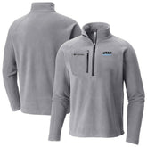 NHL Utah Mammoth Columbia Fast Trek III Raglan Half-Zip Fleece Jacket - Gray