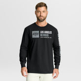 NHL Los Angeles Kings Fanatics Goal Crease Legacy Long Sleeve T-Shirt - Black
