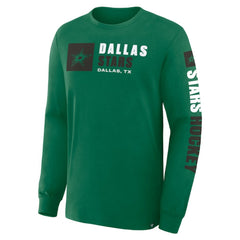 NHL Dallas Stars Fanatics Goal Crease Legacy Long Sleeve T-Shirt - Kelly Green