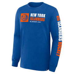 NHL New York Islanders Fanatics Goal Crease Legacy Long Sleeve T-Shirt - Royal