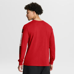 NHL Carolina Hurricanes Fanatics Goal Crease Legacy Long Sleeve T-Shirt - Red