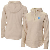 NHL Utah Mammoth Columbia Women's Sweater Weather Quarter-Snap Hoodie - Cream