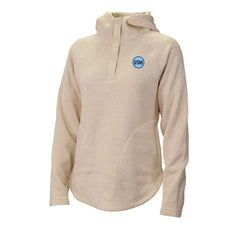 NHL Utah Mammoth Columbia Women's Sweater Weather Quarter-Snap Hoodie - Cream