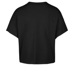 NHL David Pastrnak Boston Bruins '47 Women's Elation Name & Number Oversized Notch Neck T-Shirt - Black
