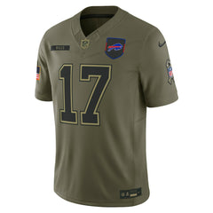 NFL Josh Allen Buffalo Bills 2025 Salute to Service Limited Jersey - Olive