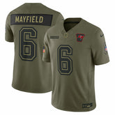 NFL Baker Mayfield Tampa Bay Buccaneers 2025 Salute to Service Limited Jersey - Olive