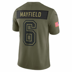 NFL Baker Mayfield Tampa Bay Buccaneers 2025 Salute to Service Limited Jersey - Olive