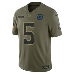 NFL Anthony Richardson Sr. Indianapolis Colts 2025 Salute to Service Limited Jersey - Olive
