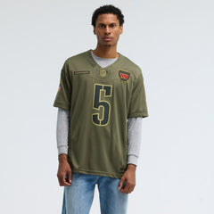 NFL Jayden Daniels Washington Commanders 2025 Salute to Service Limited Jersey - Olive