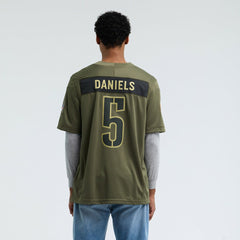 NFL Jayden Daniels Washington Commanders 2025 Salute to Service Limited Jersey - Olive