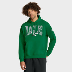 Philadelphia Eagles Full Blitz Club Fleece Pullover Hoodie Green