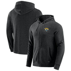 Jacksonville Jaguars J. Palmer Players Lounge Tri-Blend Full-Zip Hoodie Dark Heather Gray