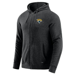 Jacksonville Jaguars J. Palmer Players Lounge Tri-Blend Full-Zip Hoodie Dark Heather Gray