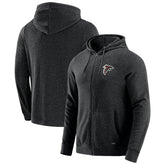Atlanta Falcons J. Palmer Players Lounge Tri-Blend Full-Zip Hoodie Dark Heather Gray