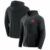 Tampa Bay Buccaneers J. Palmer Players Lounge Tri-Blend Full-Zip Hoodie Dark Heather Gray