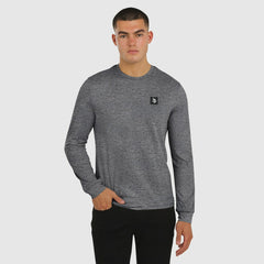 Minnesota Vikings J. Palmer Four Down Long Sleeve T-Shirt Heather Black