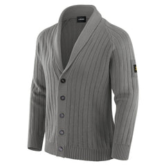Minnesota Vikings J. Palmer The Playmaker Cardigan Raglan Sweater Graphite