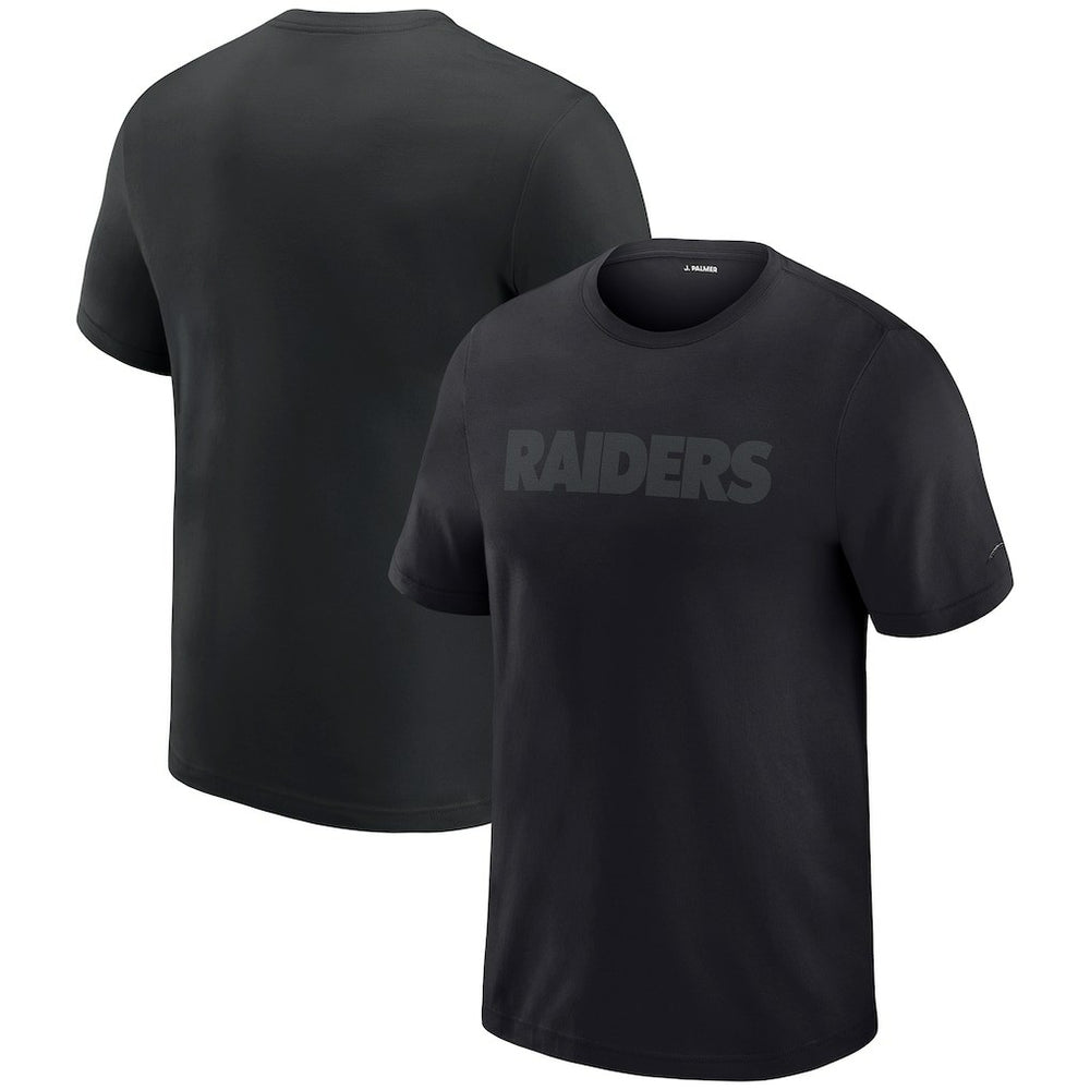Las Vegas Raiders J. Palmer Play Action Tri-Blend Performance T-Shirt Black