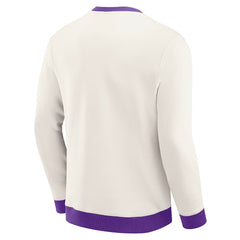 Minnesota Vikings Darius Rucker Collection Colorblock Pullover Sweatshirt Cream