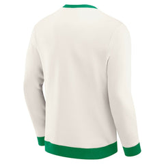Philadelphia Eagles Darius Rucker Collection Colorblock Pullover Sweatshirt Cream