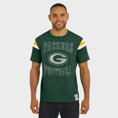 Green Bay Packers Darius Rucker Collection Football Stripe Sleeve T-Shirt Green